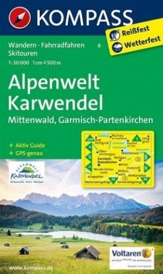 Kompass Karte Alpenwelt Karwendel
