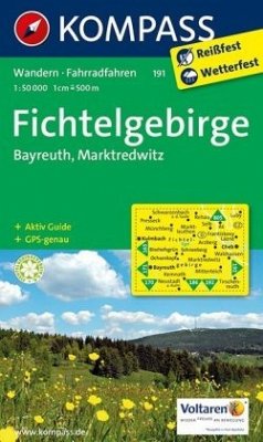 KOMPASS Wanderkarte Fichtelgebirge - Bayreuth - Marktredwitz