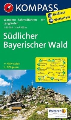 KOMPASS Wanderkarte Südlicher Bayerischer Wald