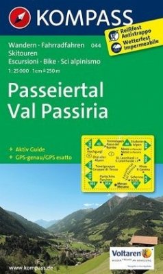 Kompass Karte Passeiertal. Val Passiria