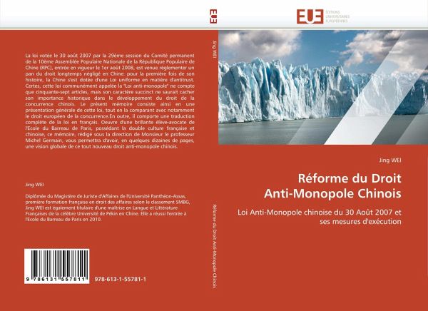 Réforme du Droit Anti-Monopole Chinois