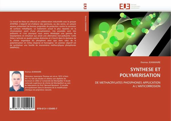 SYNTHESE ET POLYMERISATION SYNTHESE ET POLYMERISATION