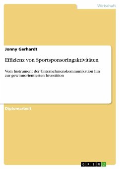 Effizienz von Sportsponsoringaktivitäten - Gerhardt, Jonny