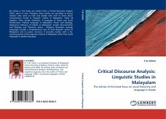 Critical Discourse Analysis: Linguistic Studies in Malayalam