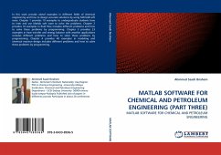 MATLAB SOFTWARE FOR CHEMICAL AND PETROLEUM ENGINEERING (PART THREE)