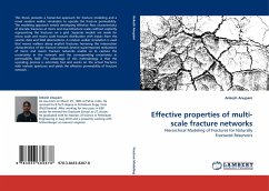 Effective properties of multi-scale fracture networks