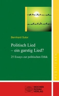 Politisch Lied - ein garstig Lied? - Sutor, Bernhard