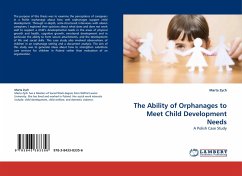 The Ability of Orphanages to Meet Child Development Needs