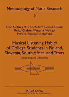 Musical Listening Habits of College Students in Finland, Slovenia, South Africa, and Texas - Stefanija, Leon;Schüler, Nico;Eerola, Tuomas