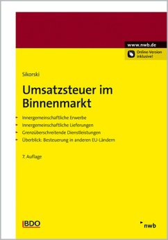 Umsatzsteuer im Binnenmarkt - Ralf Sikorski