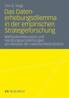 Das Datenerhebungsdilemma in der empirischen Strategieforschung - Voigt, Tim A.