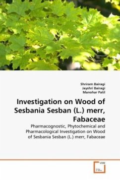 Investigation on Wood of Sesbania Sesban (L.) merr, Fabaceae