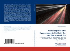 Chiral Leptons and Hypermagnetic Fields in the Hot Electroweak Era