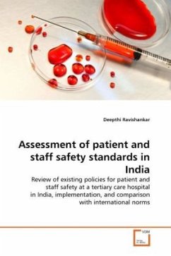 Assessment of patient and staff safety standards in India
