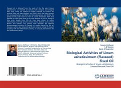 Biological Activities of Linum usitatissimum (Flaxseed) Fixed Oil - Kaithwas, Gaurav;D Sharma, S;K Majumdar, Dipak