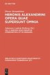 Heronis quae feruntur stereometrica et... - Bild 1