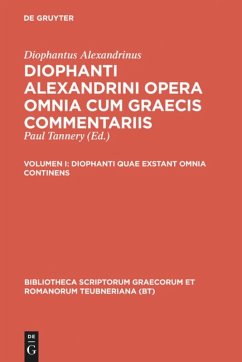 Diophanti quae exstant omnia continens - Diophantos von Alexandria