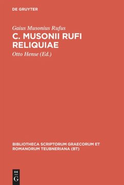 C. Musonii Rufi reliquiae - Musonius Rufus, Gaius