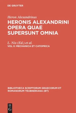 Mechanica et catoprica - Heron Alexandrinus