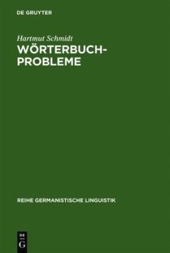 Wörterbuchprobleme - Schmidt, Hartmut