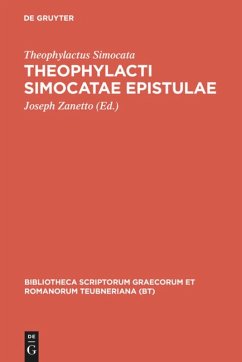 Theophylacti Simocatae epistulae - Theophylactus Simocata