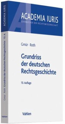 Cover Grundriss der deutschen Rechtsgeschichte