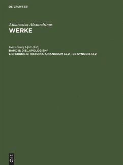 Historia Arianorum 32,2 - De synodis 13,2 - Athanasius Alexandrinus