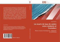 Les Écarts de Taux de Salaire Entre Résidents Et Frontaliers - Brosius, Jacques