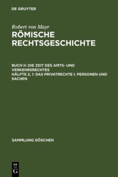 Das Privatrechte I: Personen und Sachen - Mayr, Robert von