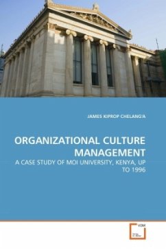 ORGANIZATIONAL CULTURE MANAGEMENT - CHELANG'A, JAMES KIPROP