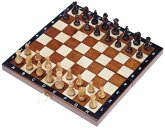 Philos 2701 - Reiseschach magnetisch aus Naturholz, Feld 30 mm, Königshöhe 48 mm