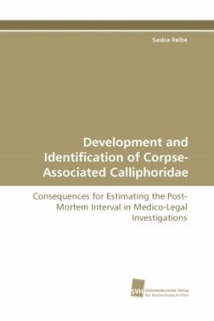 Cover Development and Identification of Corpse-Associated Calliphoridae