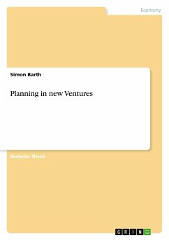 Planning in new Ventures