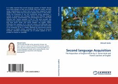 Second language Acquisition Second language Acquisition