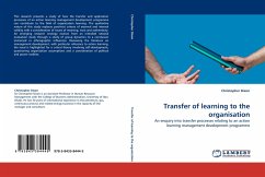 Transfer of learning to the organisation