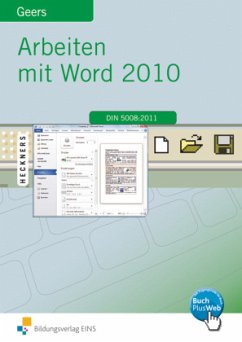 Arbeiten mit Word 2010 - Geers, Werner