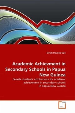 Academic Achievment in Secondary Schools in Papua New Guinea - Dovona-Ope, Dinah