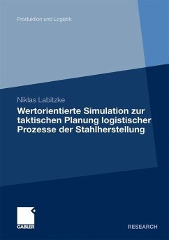 Wertorientierte Simulation zur taktischen Planung logistischer Prozesse der Stahlherstellung - Labitzke, Niklas