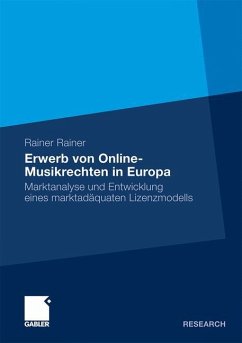 Erwerb von Online-Musikrechten in Europa - Rainer, Rainer