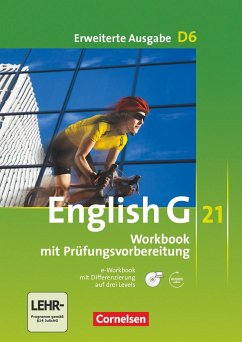 English G 21. Erweiterte Ausgabe D 6. Workbook mit CD-ROM (e-Workbook) und Audio-Materialien. Ohne Lösungsschlüssel - Seidl, Jennifer