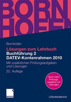 Cover Lösungen zum Lehrbuch Buchführung 2 DATEV-Kontenrahmen 2010