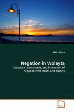 Negation in Wolayta - Abera, Aklilu