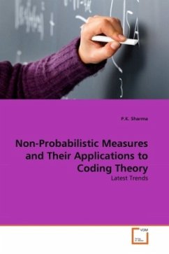 Non-Probabilistic Measures and Their Applications to Coding Theory - Sharma, P. K.