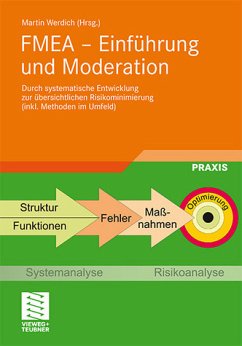 FMEA - Einführung und Moderation. Durch systematische Entwicklung zur übersichtlichen Risikominimierung (inkl. Methoden im Umfeld). - Werdich, Martin (Hrsg.)