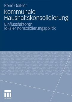 Kommunale Haushaltskonsolidierung - Geißler, René