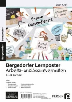 Lernposter Arbeits- und Sozialverhalten 1.-4. Klasse - Kraft, Ellen