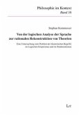 Von der logischen Analyse der Sprache zur rationalen Rekonstruktion von Theorien