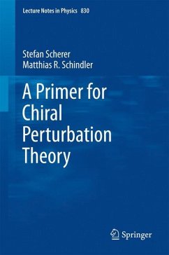 A Primer for Chiral Perturbation Theory - Scherer, Stefan;Schindler, Matthias R.