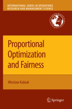 Proportional Optimization and Fairness - Kubiak, Wieslaw