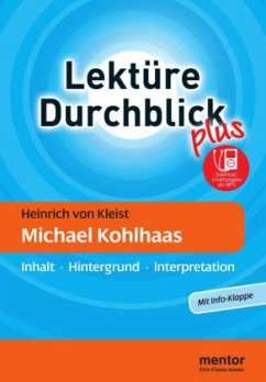 Cover Heinrich von Kleist 'Michael Kohlhaas', m. MP3-Download